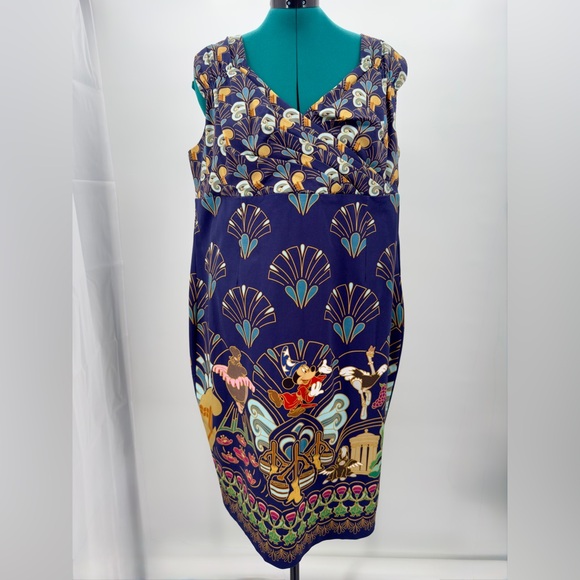 Fantasia Dooney and Bourke Collection Disney Dress Shop Wiggle Dress BNWT - Picture 1 of 7